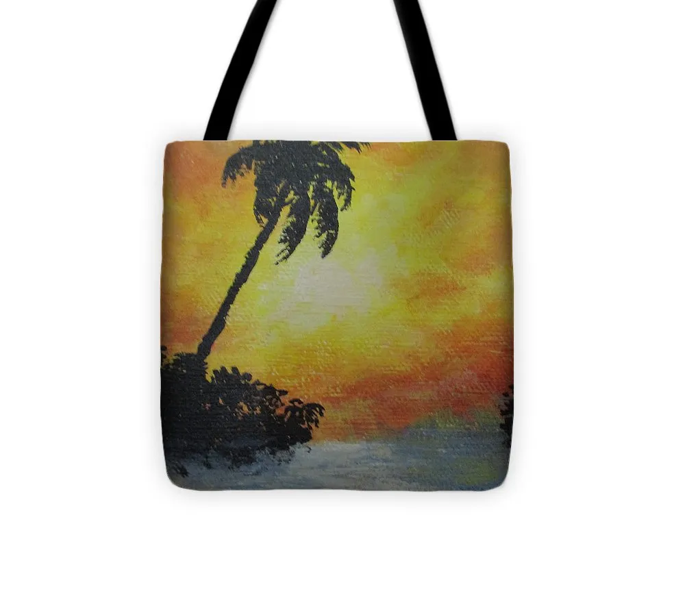 Palm Sunset - Tote Bag