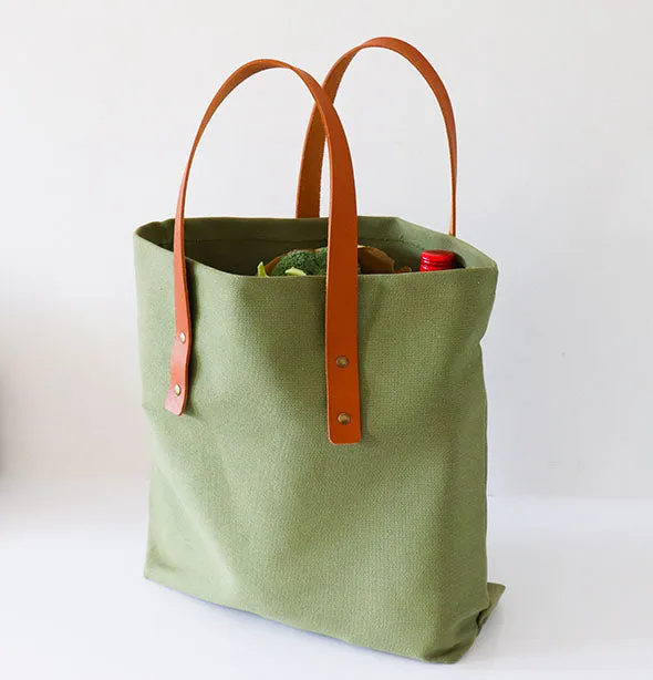 Pieter de Jager – Shopping Bag - Olive Green