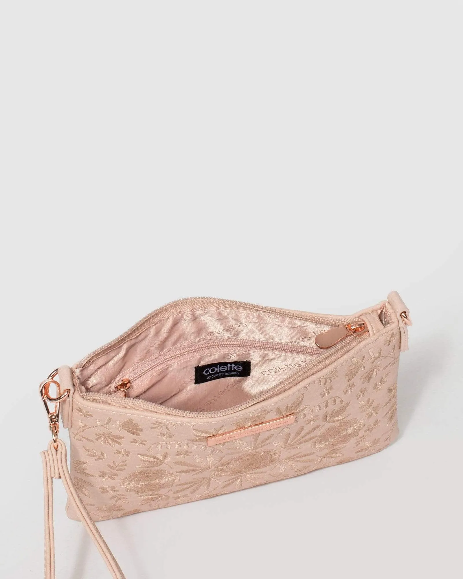 Pink Peta Boho Wristlet