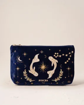 Pisces Navy Everyday Pouch