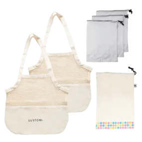 Plastic-Free Shopping Bags Bundle - SAVE 10%