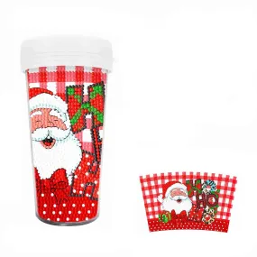 Poppy Crafts Diamond Art Tumbler Kit #19 - Ho Ho Ho