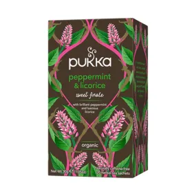 Pukka Peppermint Licorice Tea 20 Bags