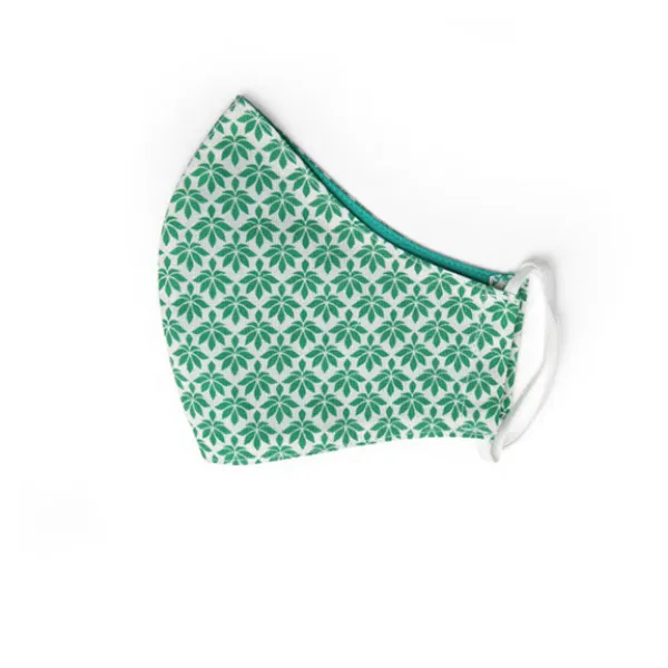 Reusable face mask with nose adjuster