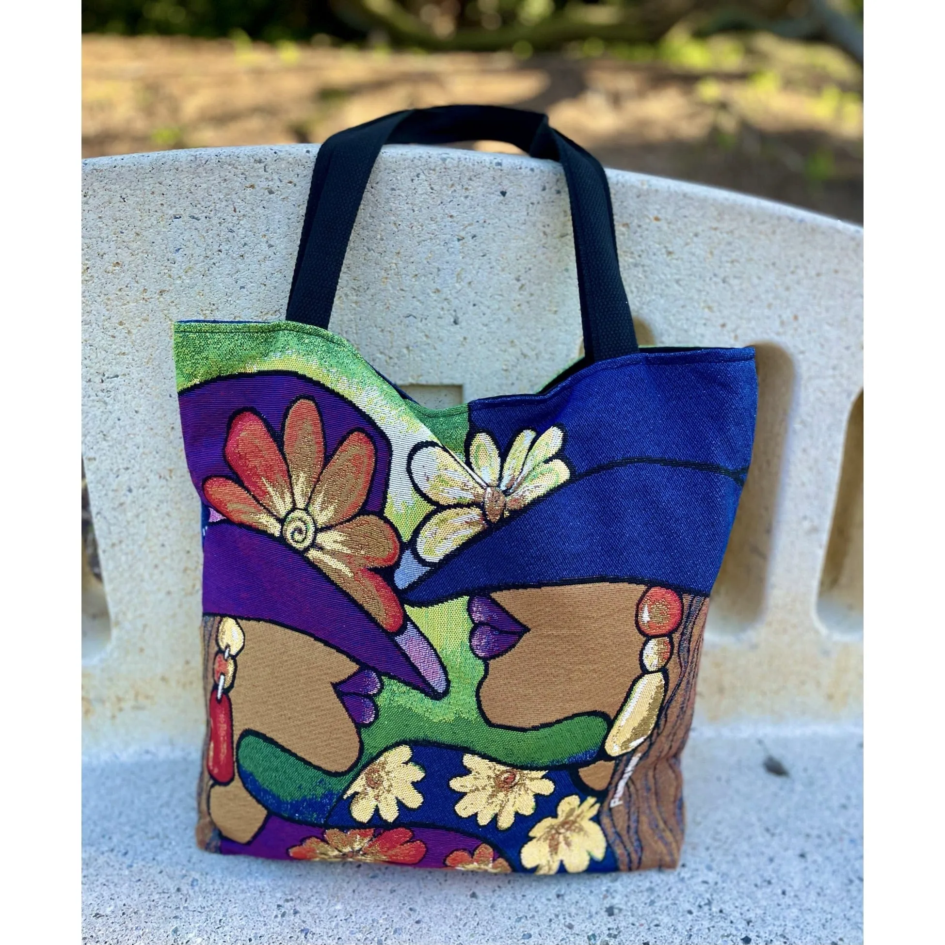 Sister Sunday Woven Tote Bag