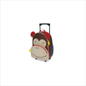 Skip Hop Zoo Luggage Kids Rolling Luggage in Monkey