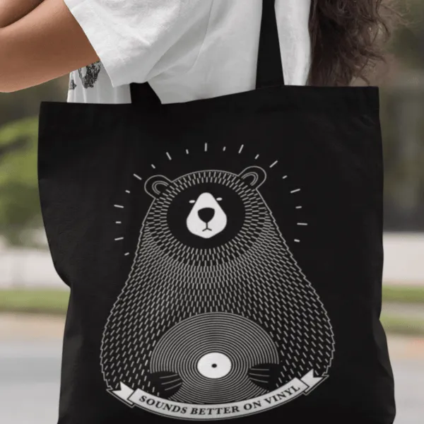 Sounds Better on Vinyl Tote Bag