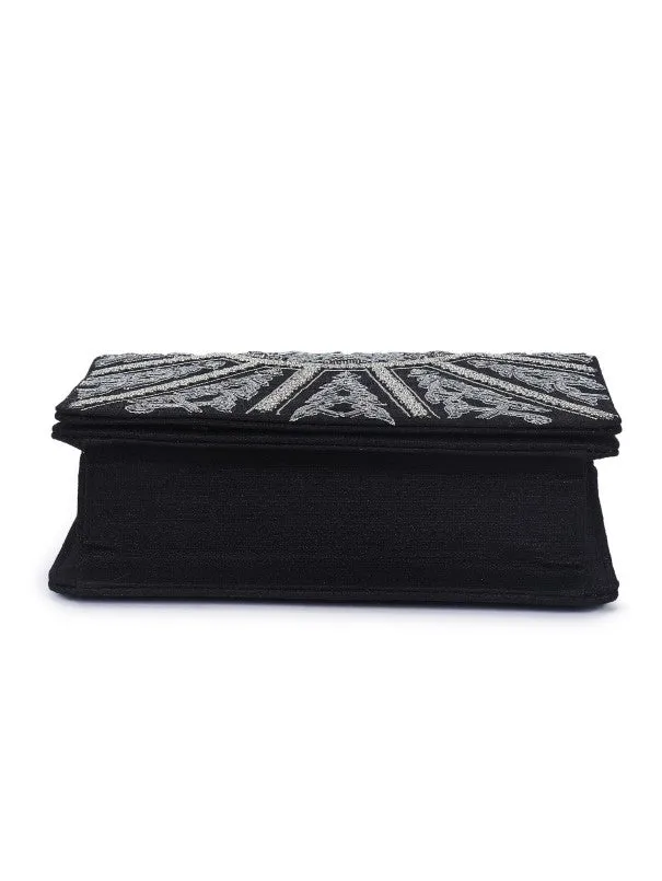 Sparkling Black Clutch