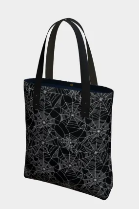 Spooky Spiderweb Tote