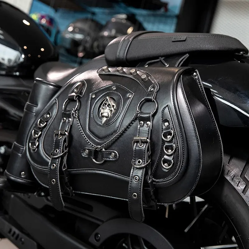 Steampunk Skull Motorcycle Bag