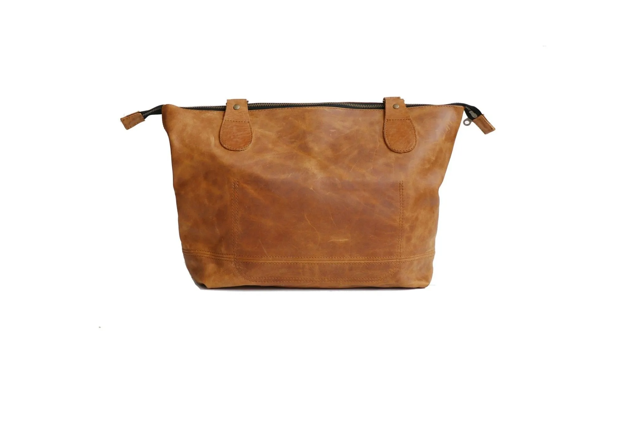 Tan Leather Goods - Daisy Leather Handbag | Toffee