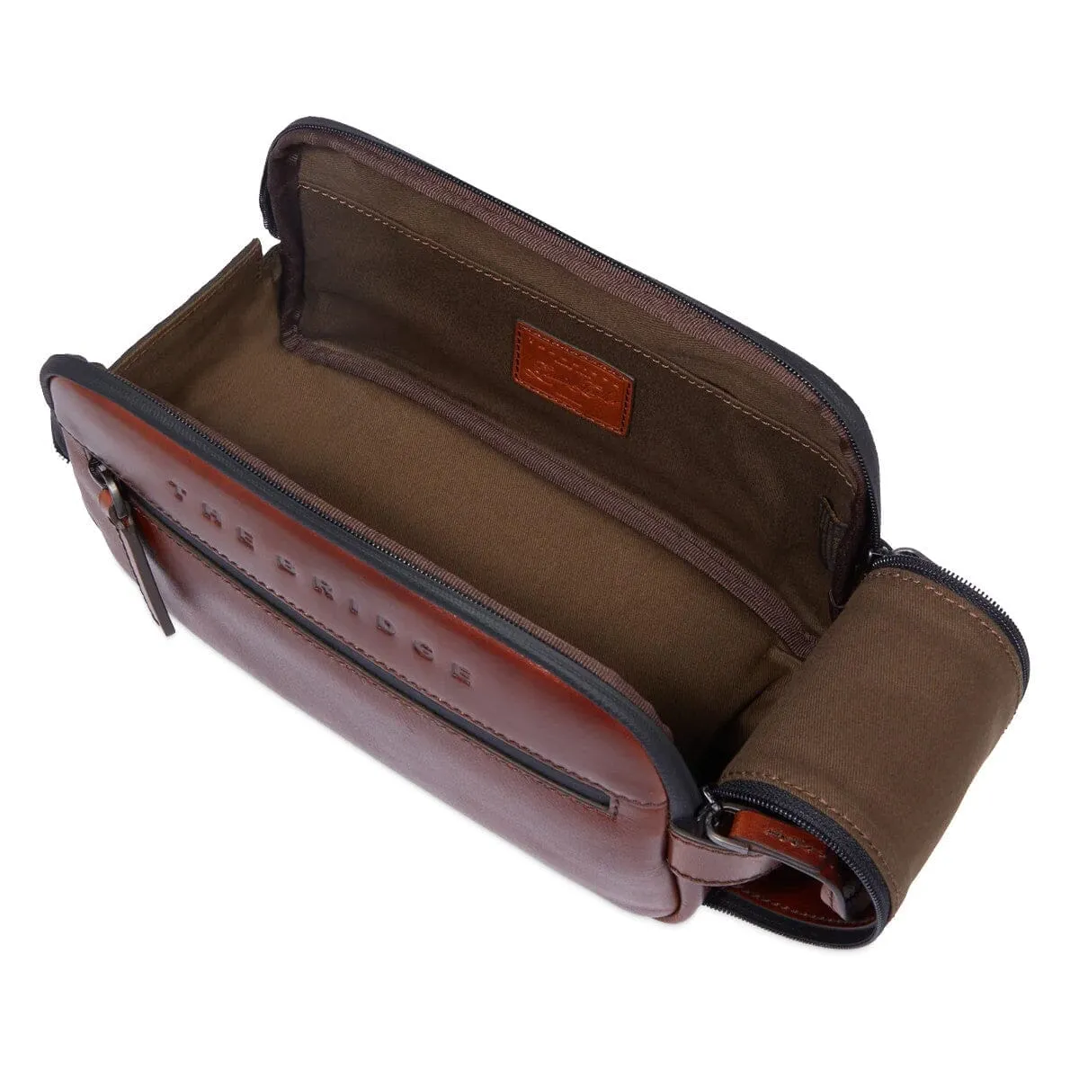 The Bridge Damiano Leather Toiletry Bag