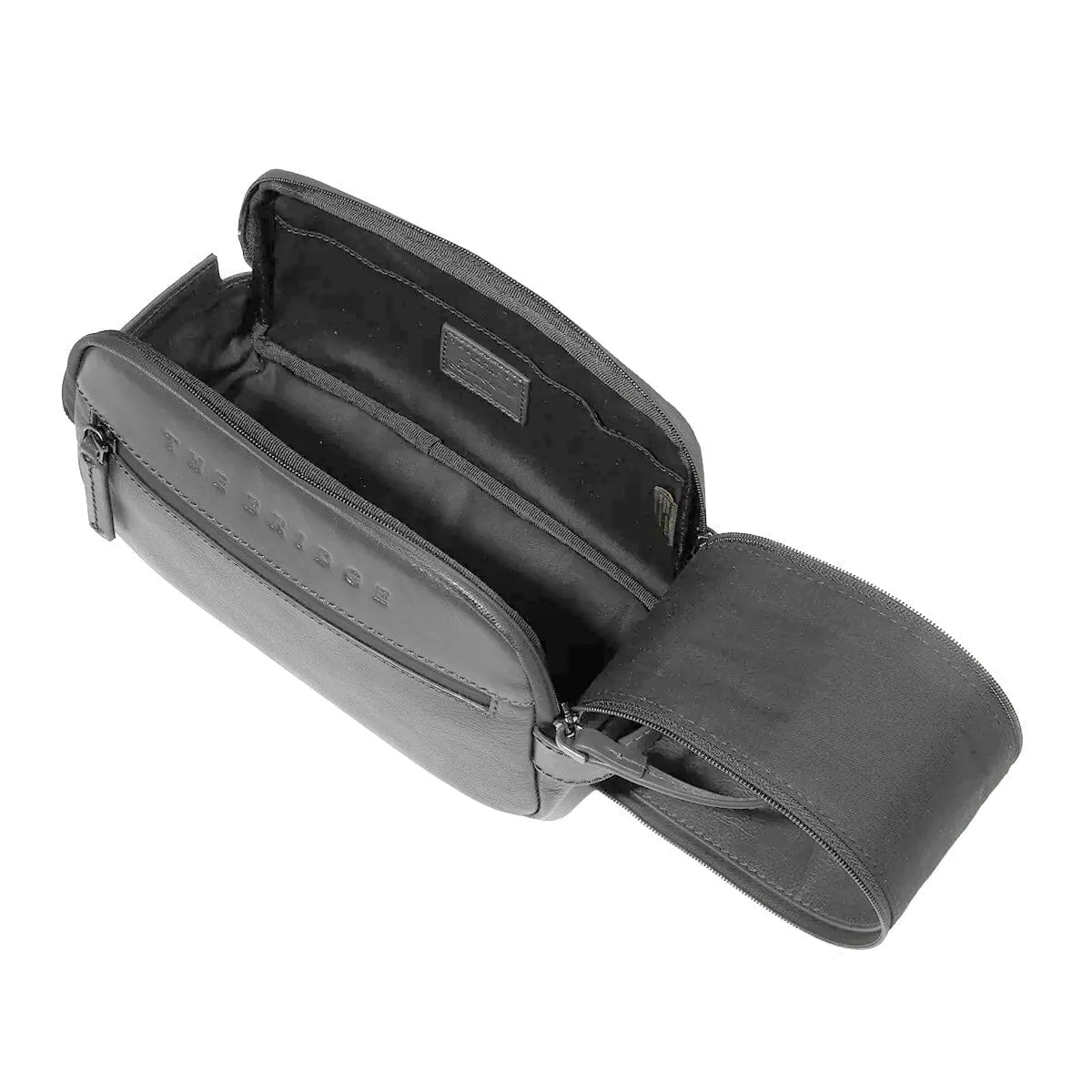 The Bridge Damiano Leather Toiletry Bag