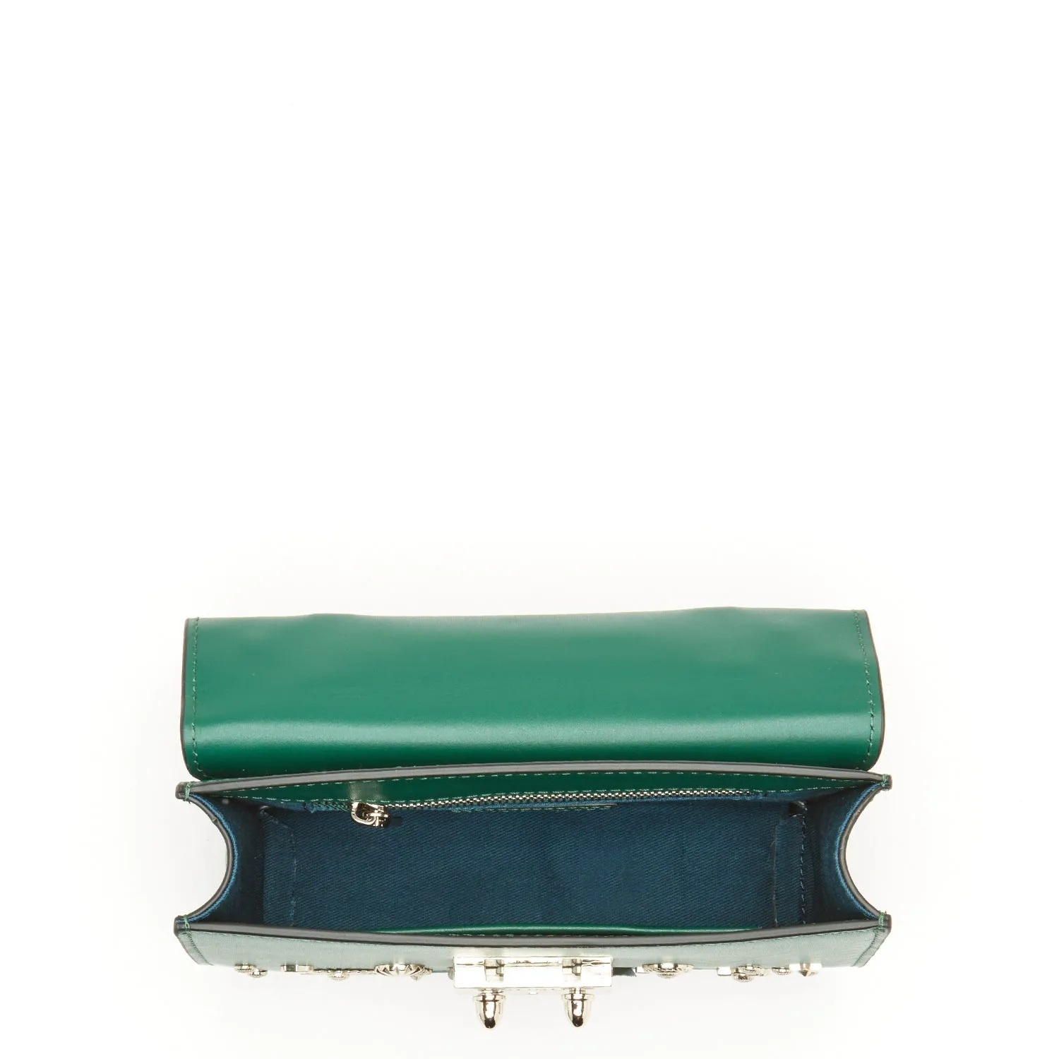 The Hollywood Studded Leather Crossbody Bag – Evergreen Color, Chic & Stylish Shoulder Bag