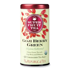 The Republic of Tea Goji Berry Green Superfruit Tea Bags 36 Ct.