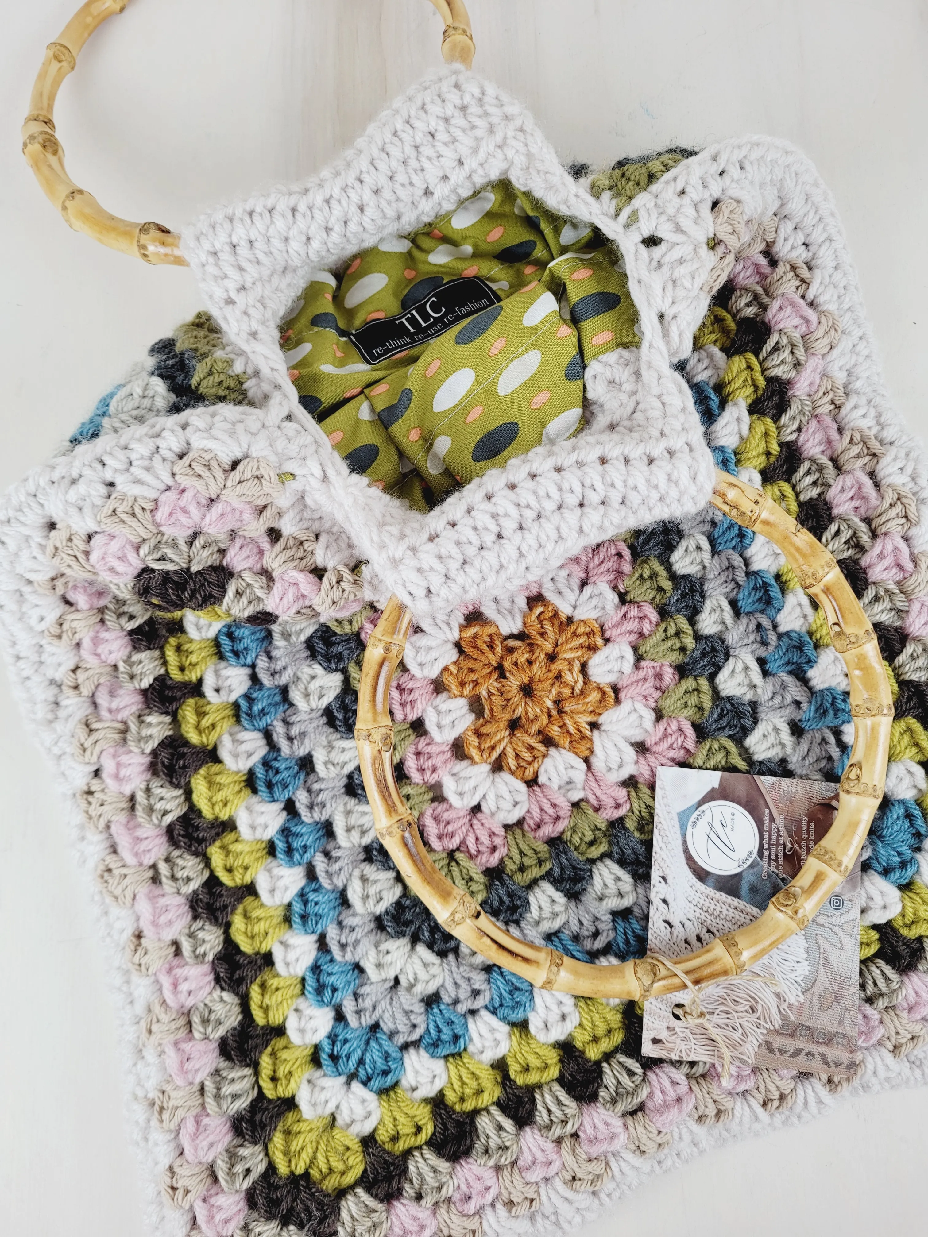 TLC Made, Boho Granny Square Bags (OOAK)