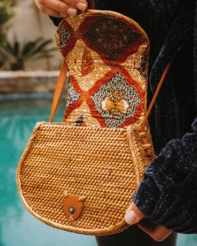 Vegan Berawa Rattan Bag