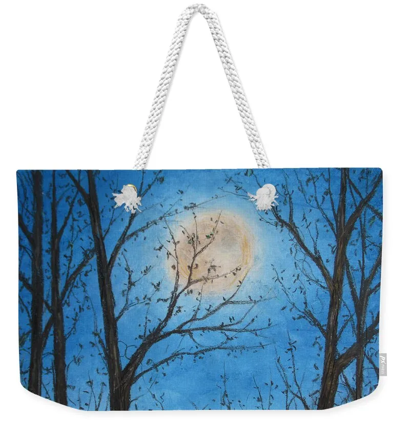 Wood Night Light ~ Weekender Tote Bag