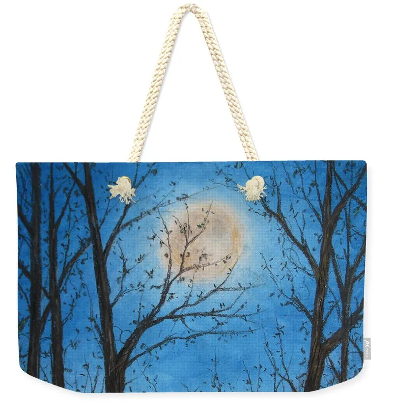 Wood Night Light ~ Weekender Tote Bag