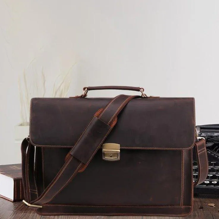 Woosir Business Satchel Briefcase for Laptop 15”