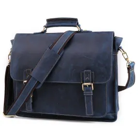 Woosir Mens Leather Business Bags Briefcase